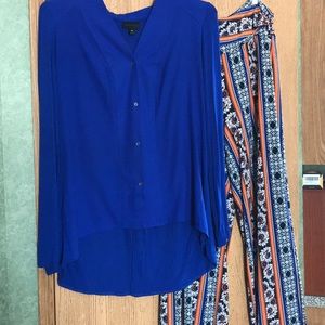 XL top with palazzo pants